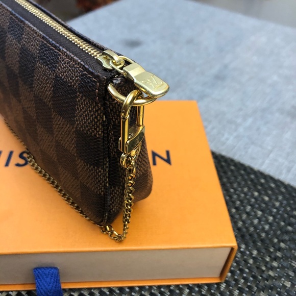 Rare Mini Pochette Translantic In Damier Ebene - Picture 3 of 8